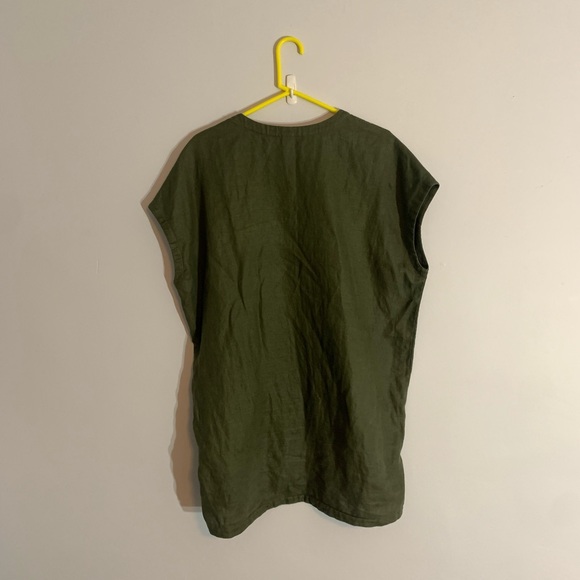 Hoi Bo Linen Mini Dress - Picture 4 of 6